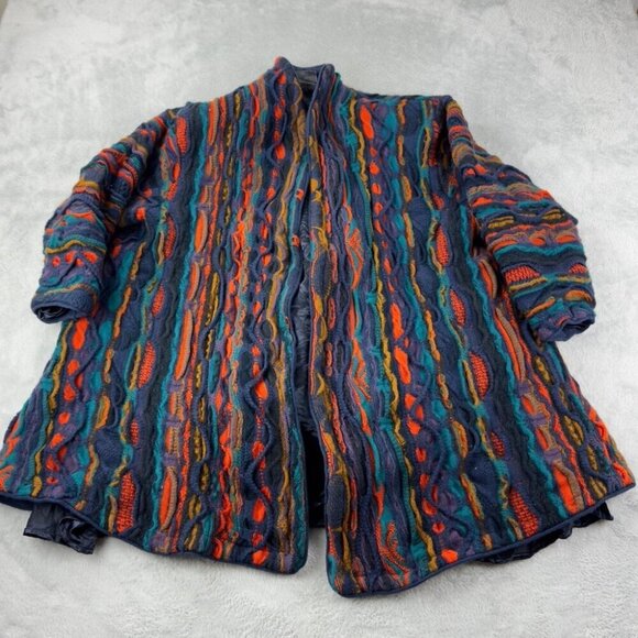 COOGI Australia Retro Cardigan Multicolor Wool Women’s Size M - Picture 1 of 16